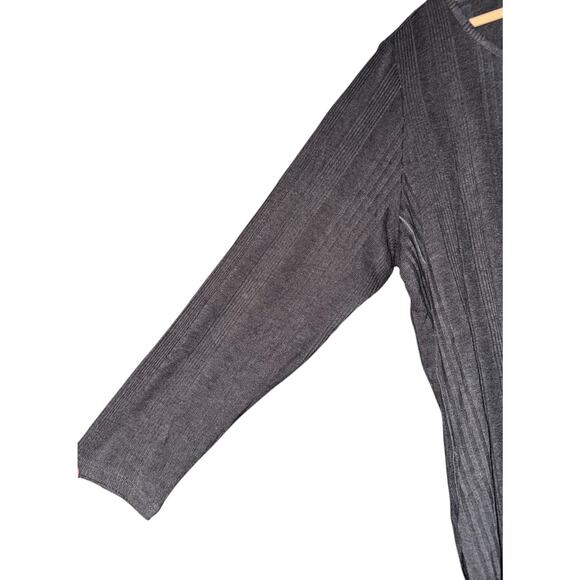 NWT Style & Co Ribbed Lace Trim Top Blouse Women's 2X Workwear Career Whimsygoth - Picture 4 of 7